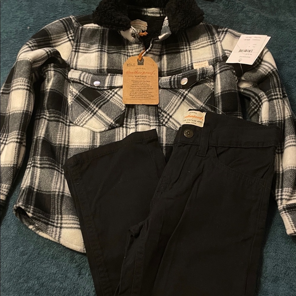 Plaid Jacket and Jeans